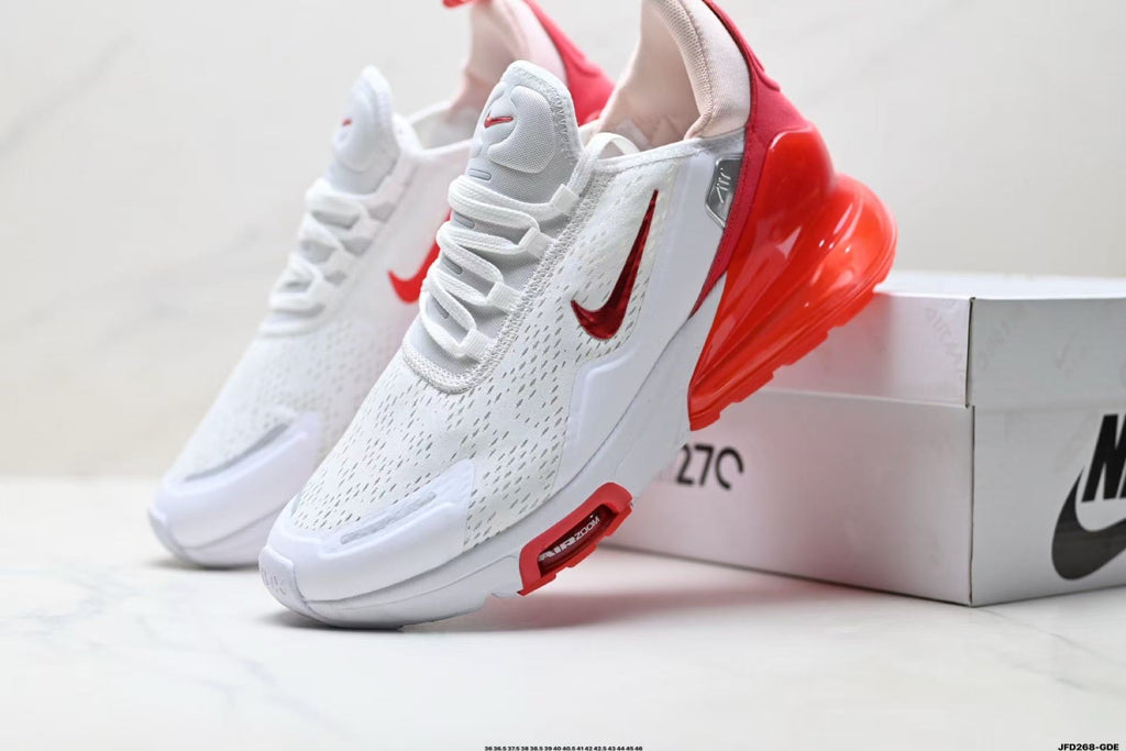 Nike Air Max 270 White Red Sneakers IO9884-110
