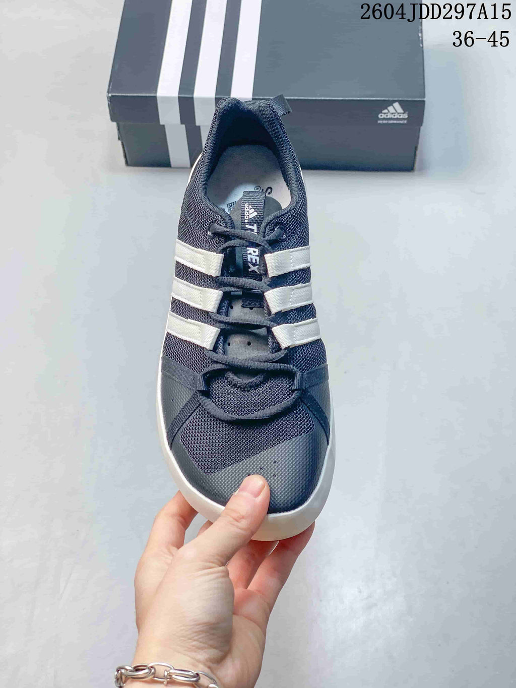 adidas Terrex CC Boat Water Shoes Navy White 2604JDD297A15