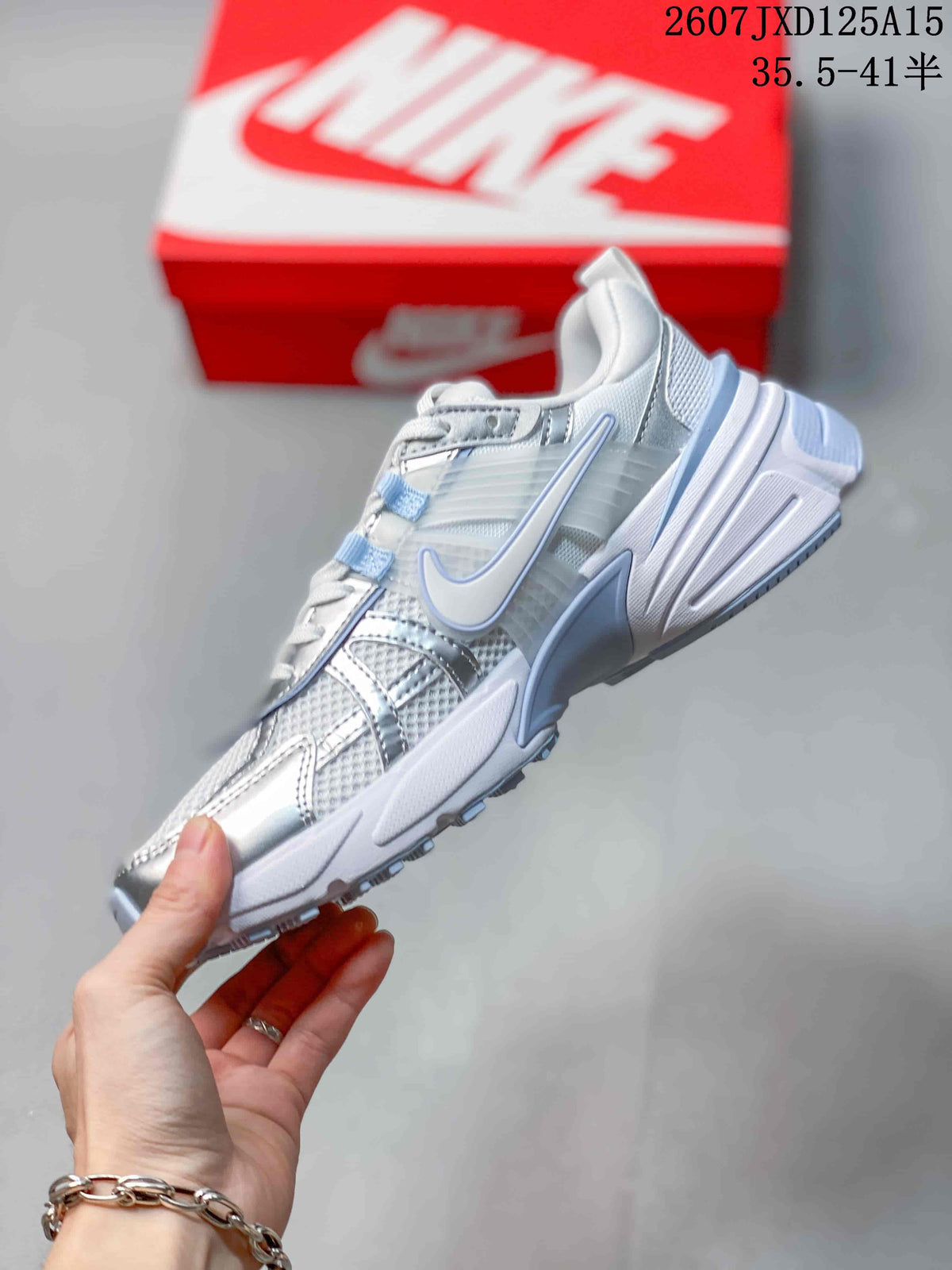 Nike V2K Women's Sneakers White Silver FD0736