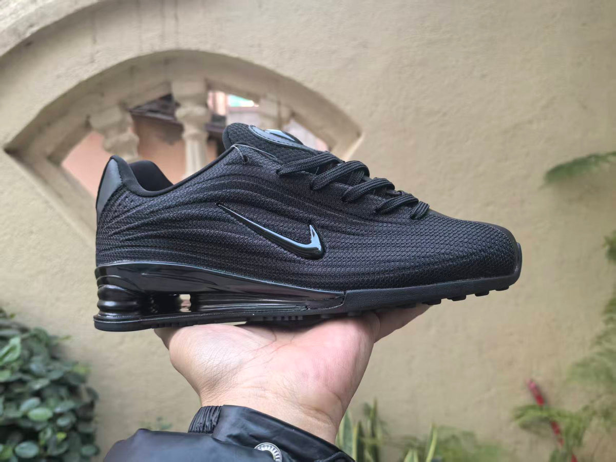 Nike Shox-Style Low-Top Sneakers with Spring Heel