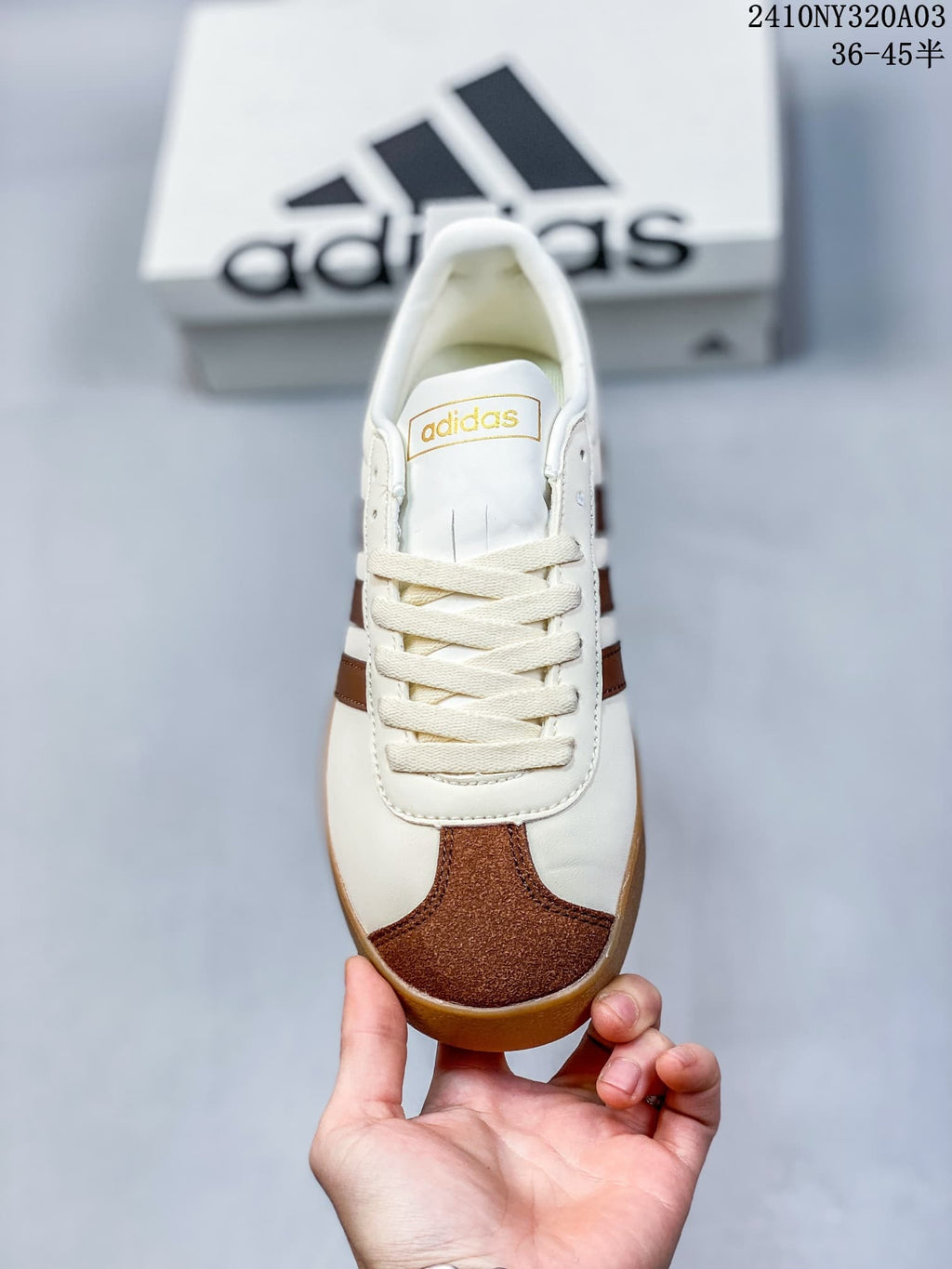 Adidas Neo VL Court 2.0 White Brown Sneakers ID6016