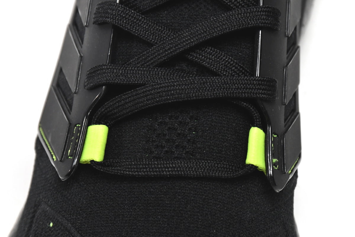 adidas UltraBoost 22 Running Shoes, Black/Solar Yellow GX5915