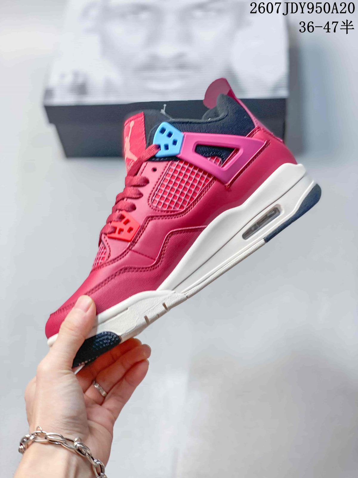 Jordan Air Jordan 4 Retro Sneakers Pink Black 2607JDY950A20