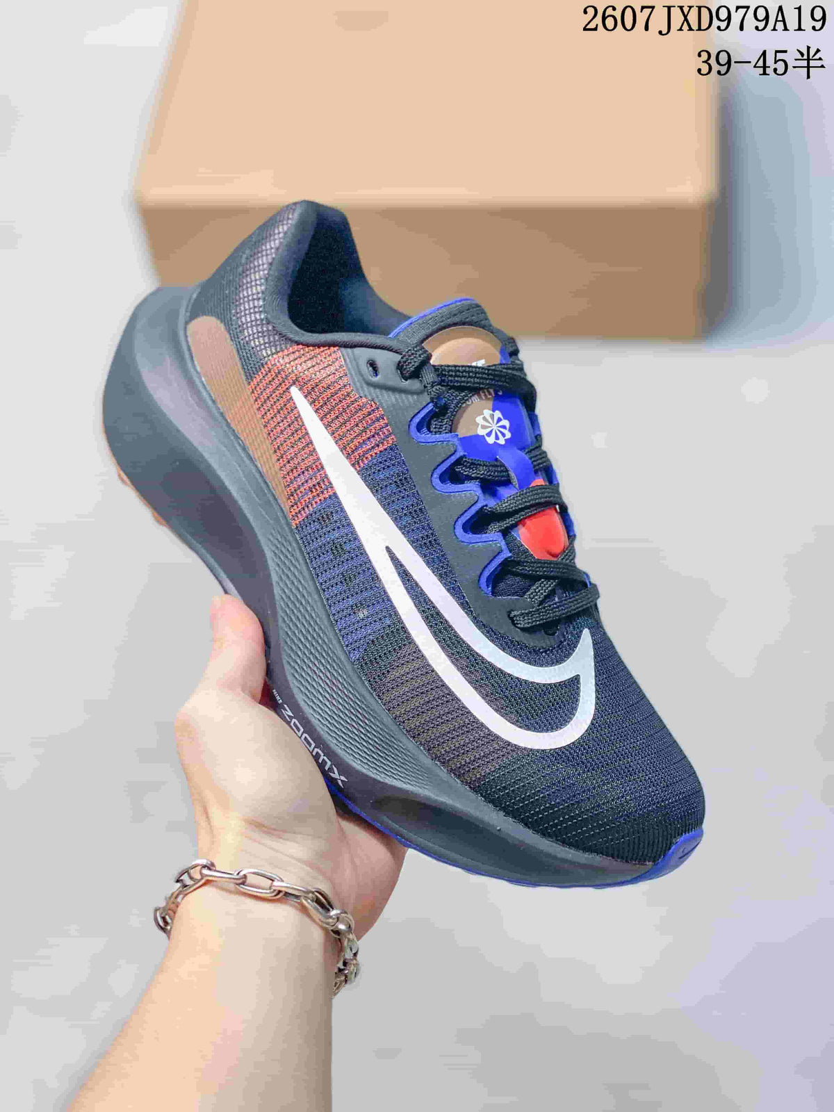 Nike Zoom Fly 5 PRM Running Shoes Black Blue JXD979A19