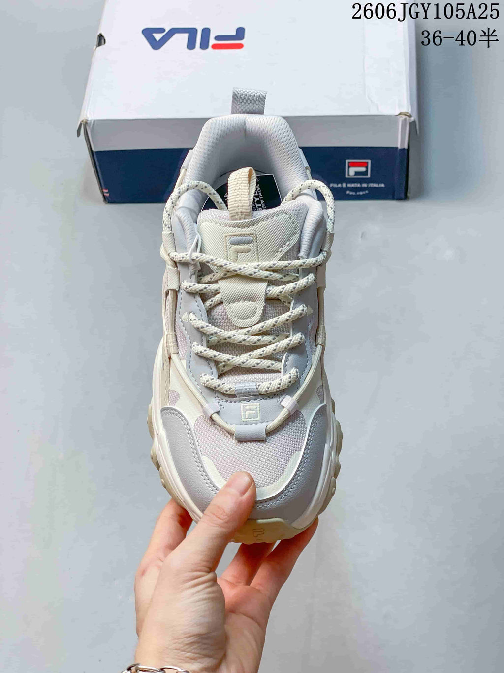 FILA FUSION Chunky Platform Sneakers, Pastel Mix F52W532182FOS