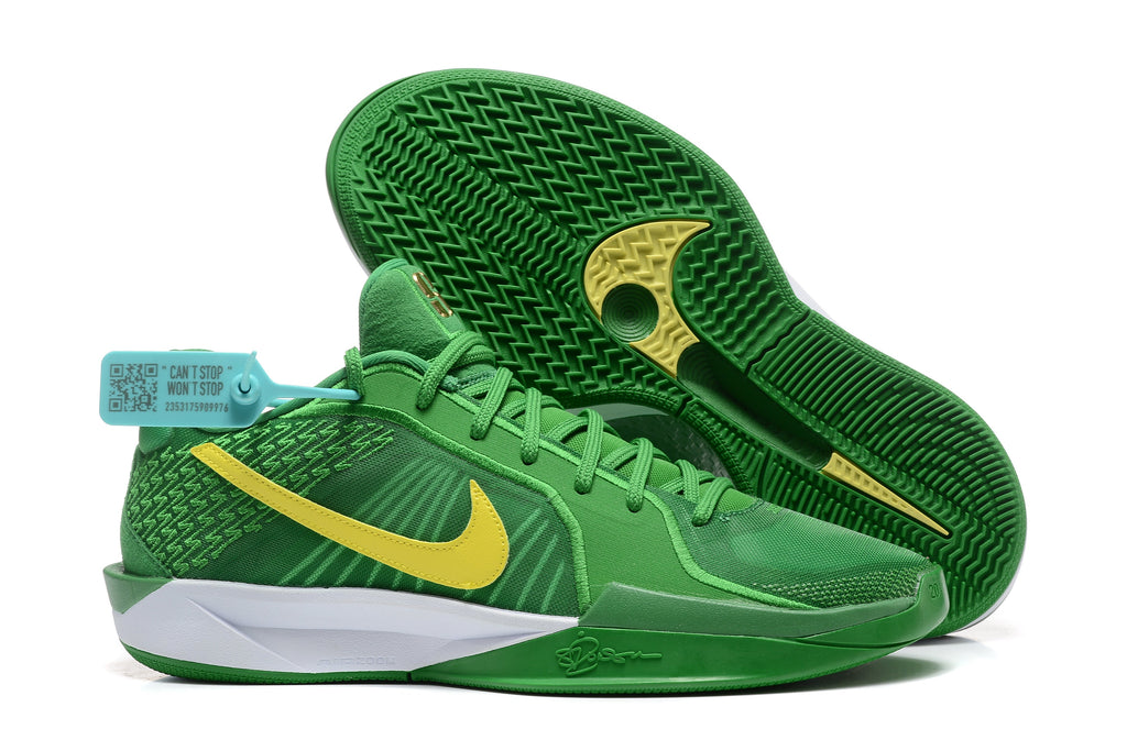 Nike Sabrina 2 Basketball Shoes Green and Yellow