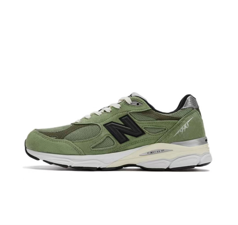 New Balance 990v3 Green Running Sneakers M990JD3