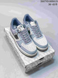 Nike Air Force 1 Low Gray White Sneakers