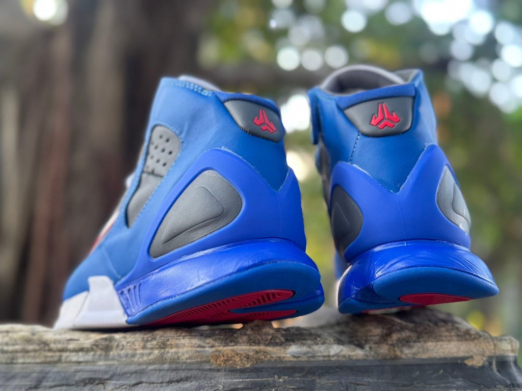 Nike Zoom Huarache 2K5 Basketball Shoes Blue Grey