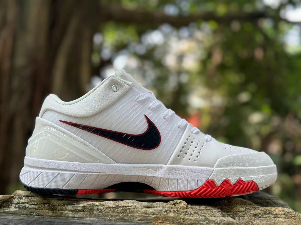 Nike Kobe 4 Basketball Shoes – White Paris Olympics Home Colorway