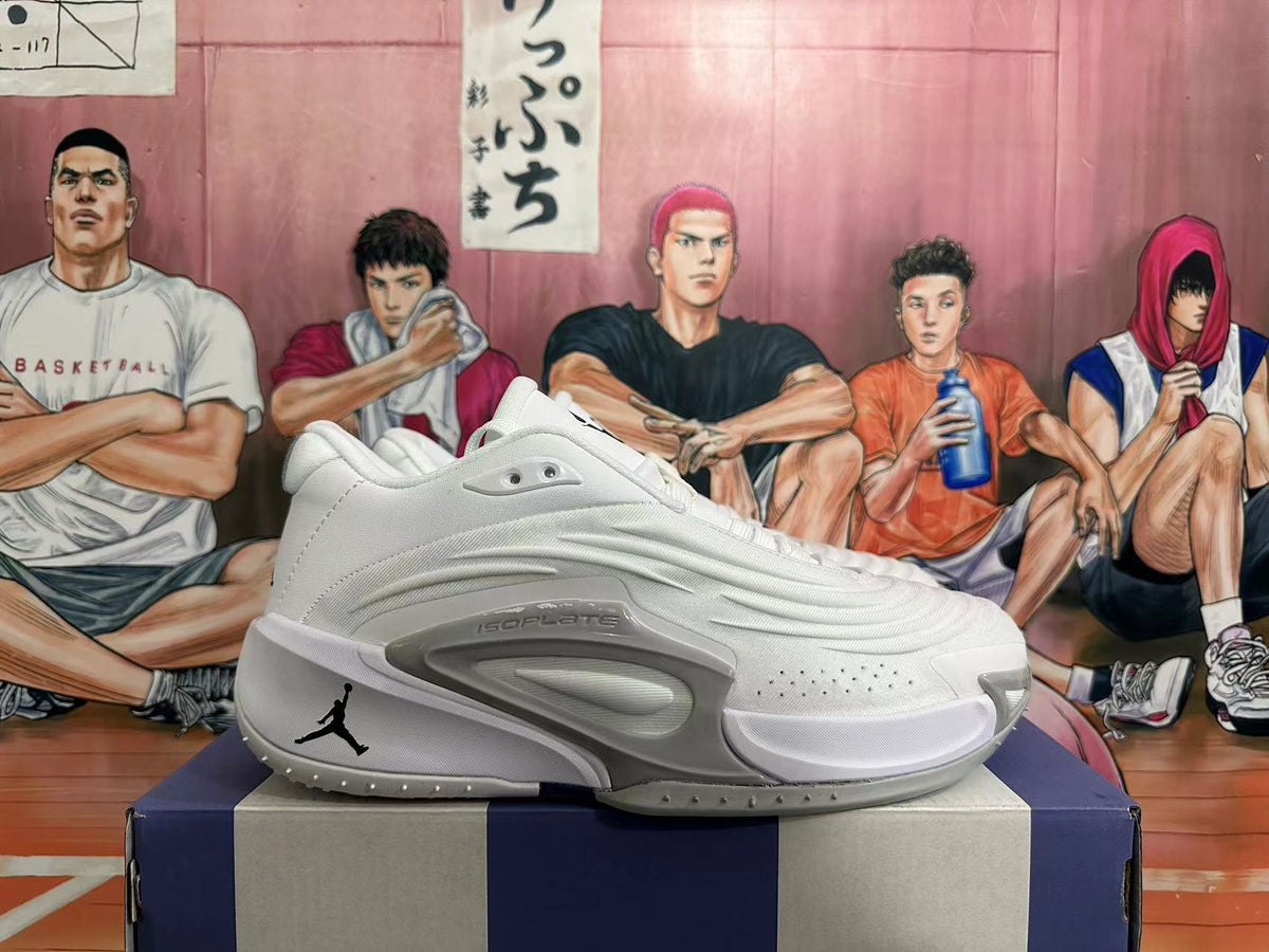 Jordan Luka 3 Basketball Shoes White Black Grey