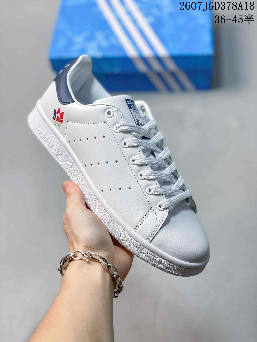 adidas Stan Smith White Low-Top Sneakers 2607TGD378A18