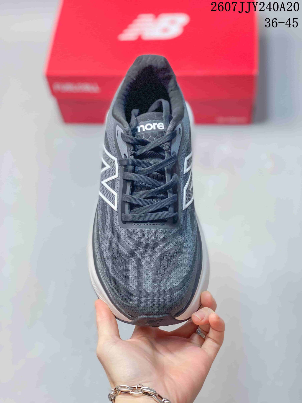New Balance Fresh Foam X More v6 Running Shoes Dark Gray 712105EEU