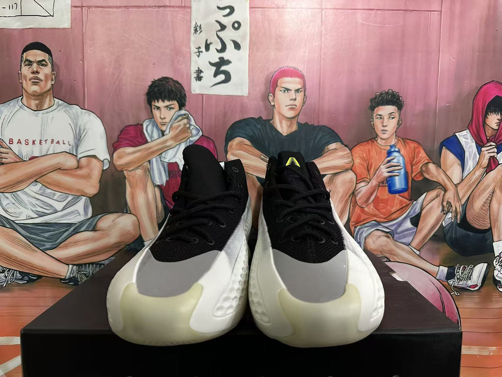 Adidas Basketball Shoes Black White and Gray