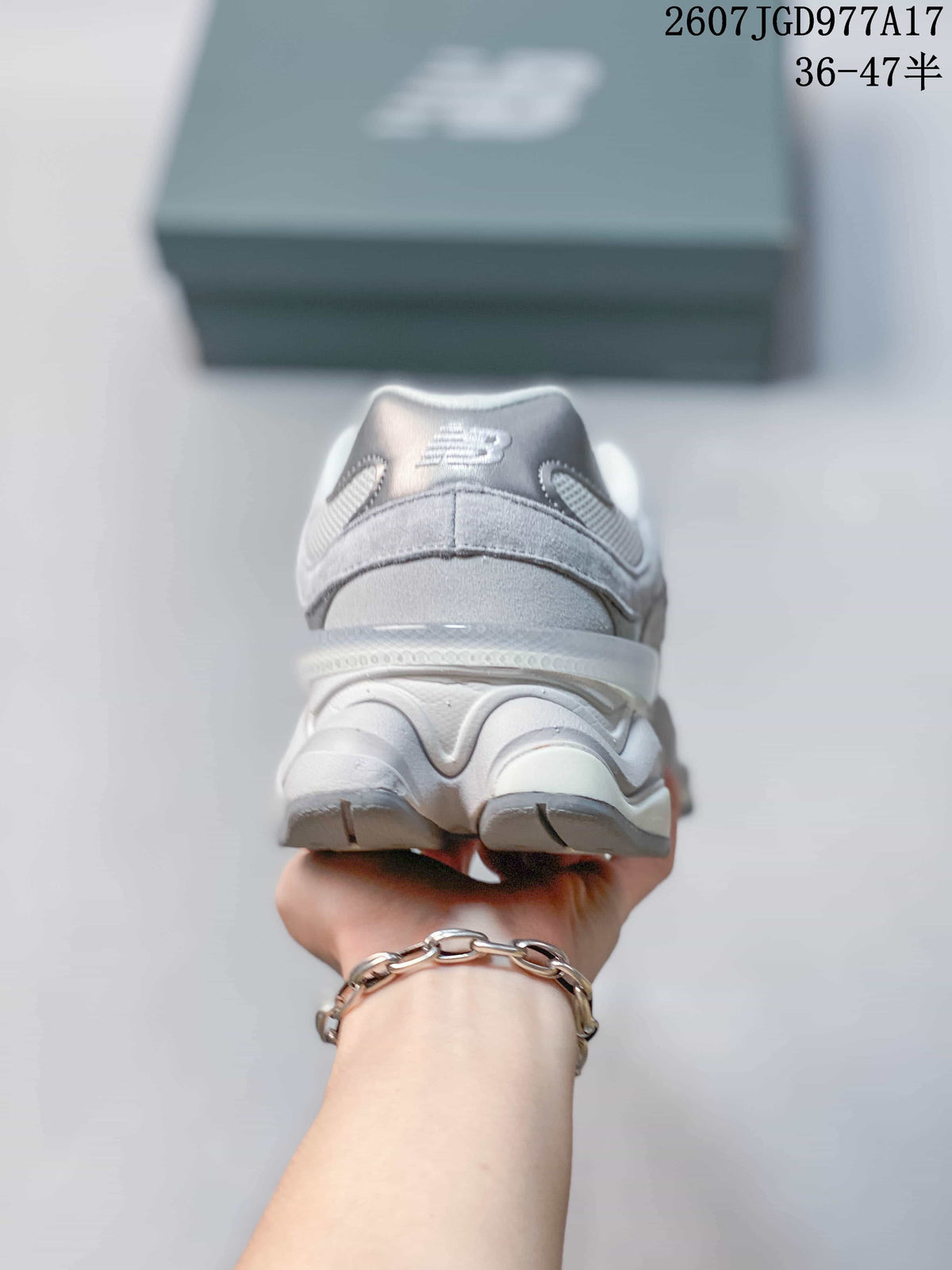 New Balance 9060 Gray Mesh Sneakers 2607TGD977A17