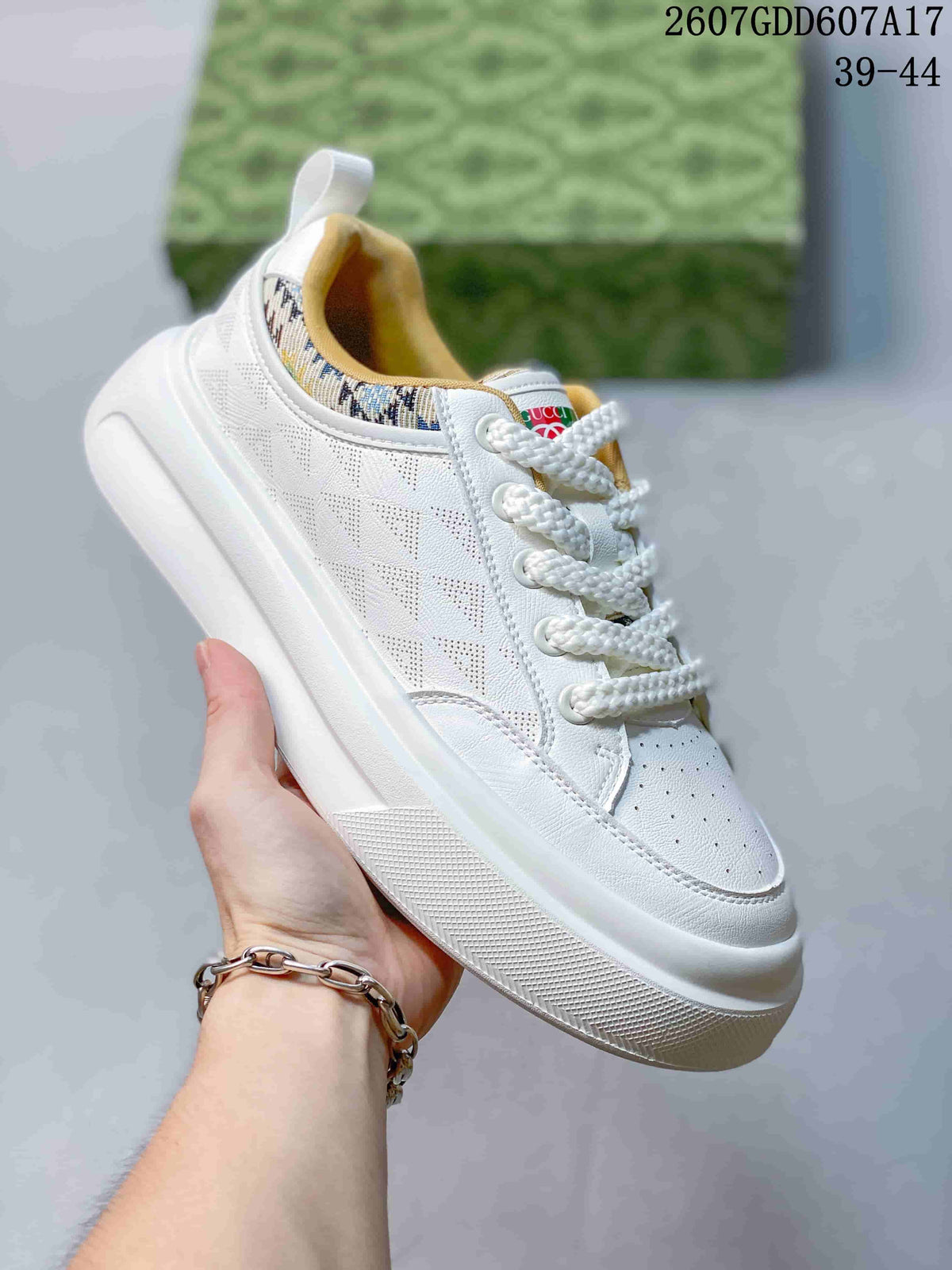 Gucci Screener GG Sneakers White 2607GDD607A17