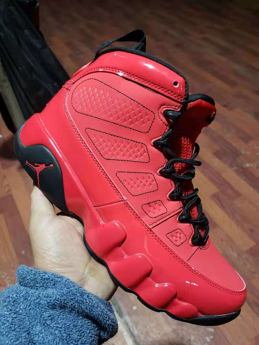 Jordan 9 Red Bull High-Top Sneakers