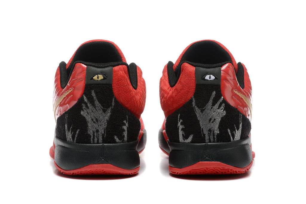 Nike Zoom Kobe 5 Basketball Shoes Red Black Gold