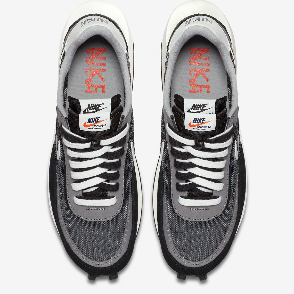 Nike Sacai LDWaffle Black Grey Sneakers BV0073-001