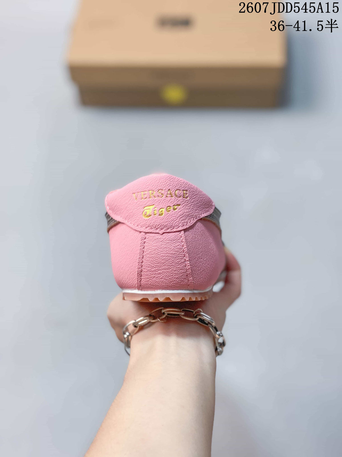 Versace x Onitsuka Tiger Tai-Chi Sakura Pink Sneakers
