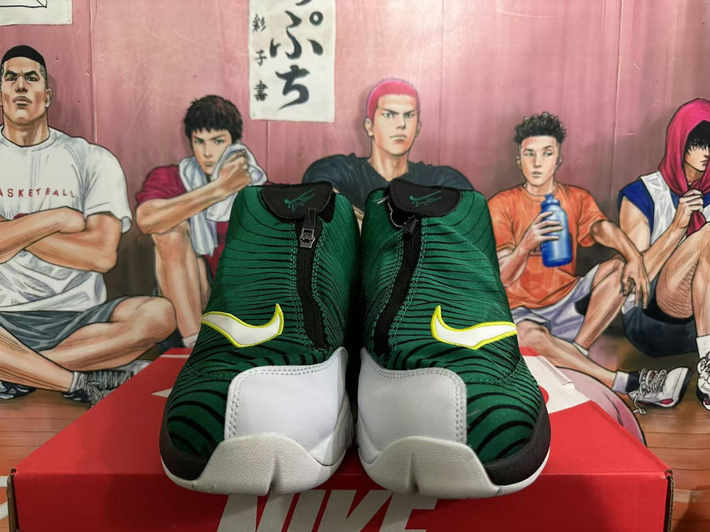 Nike Green Black Yellow Basketball Sneakers