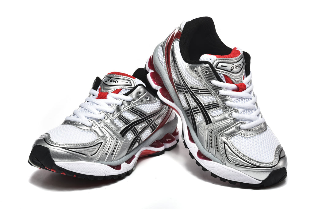 ASICS Gel-Kayano 14 Sneakers Silver White Red
