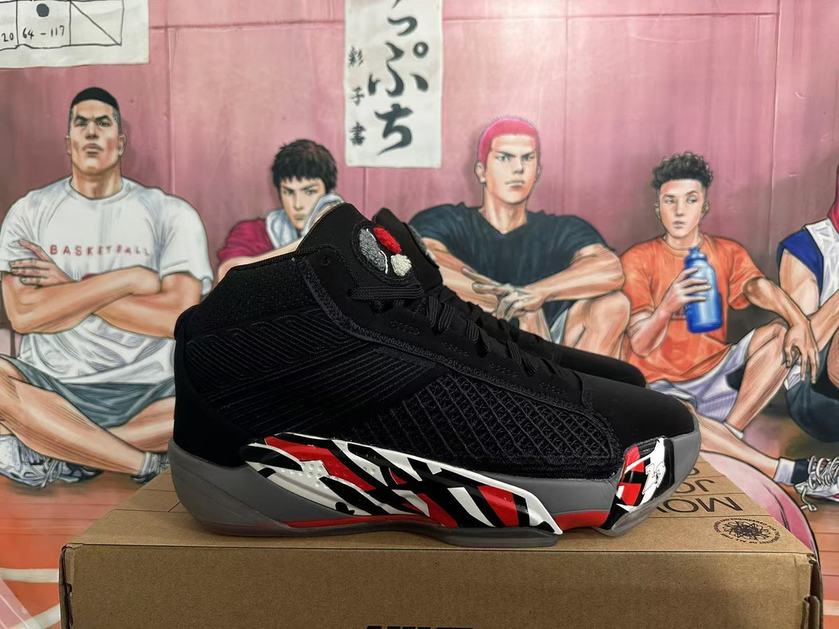 Jordan 23 Retro Basketball Sneakers Black Red White