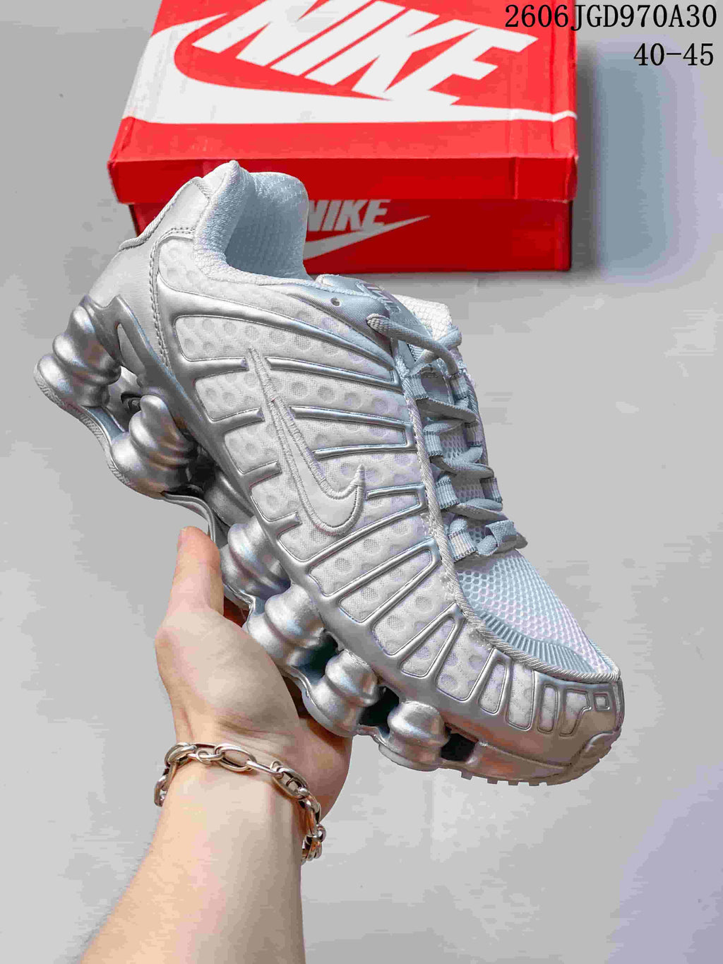 Nike Shox TL Sneakers in Black and Red CL0987-002