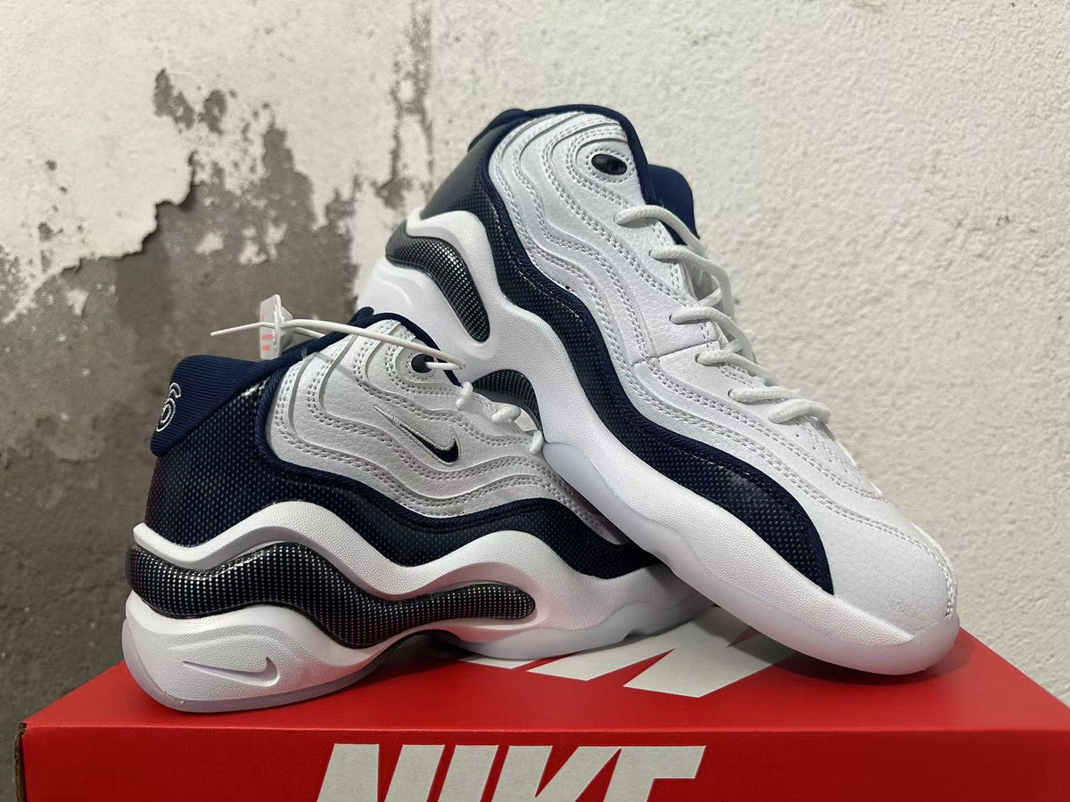 Nike Air Max 97 White and Navy Sneakers