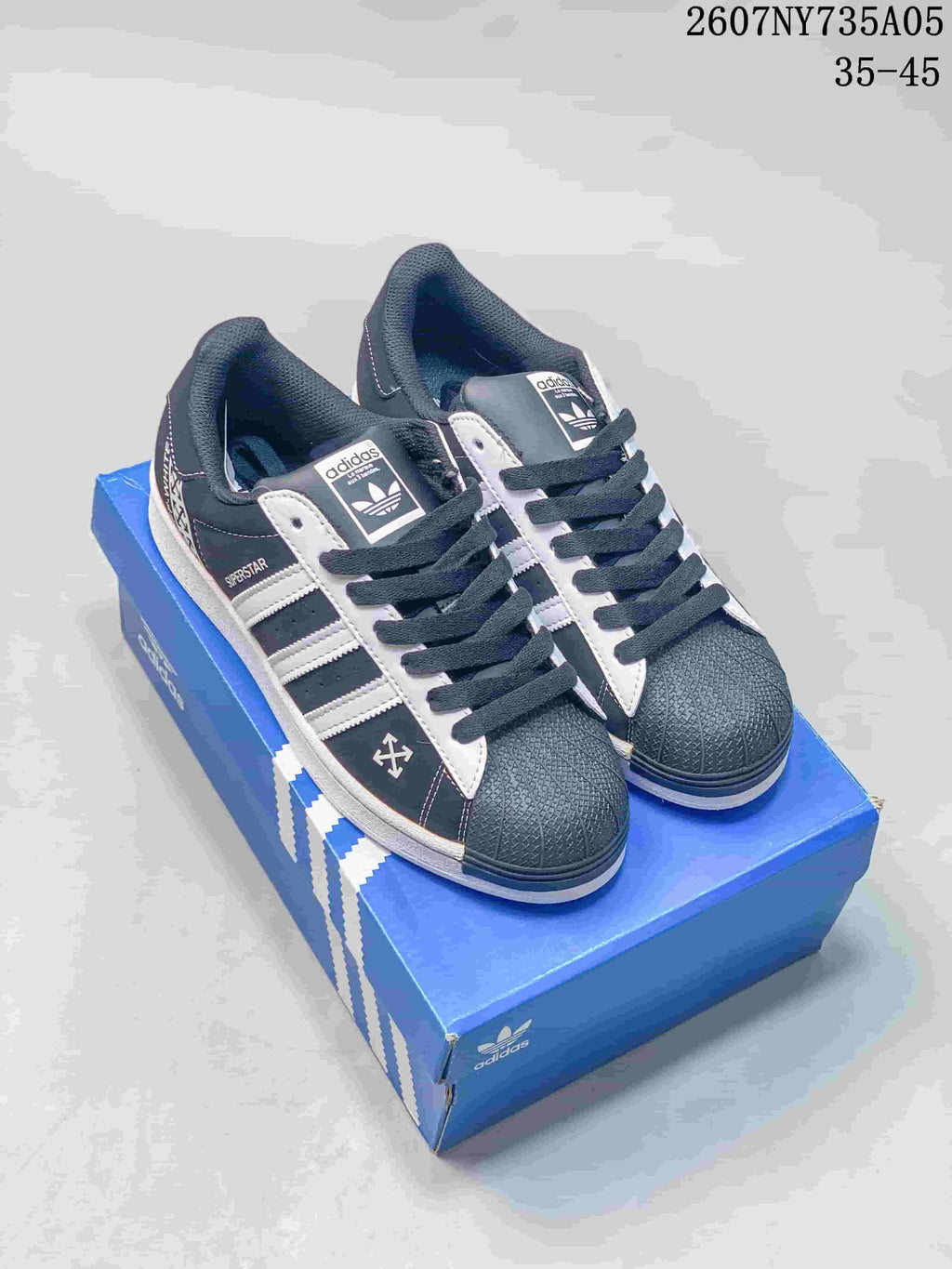 Adidas Superstar Sneakers Black White 2607NY735A05