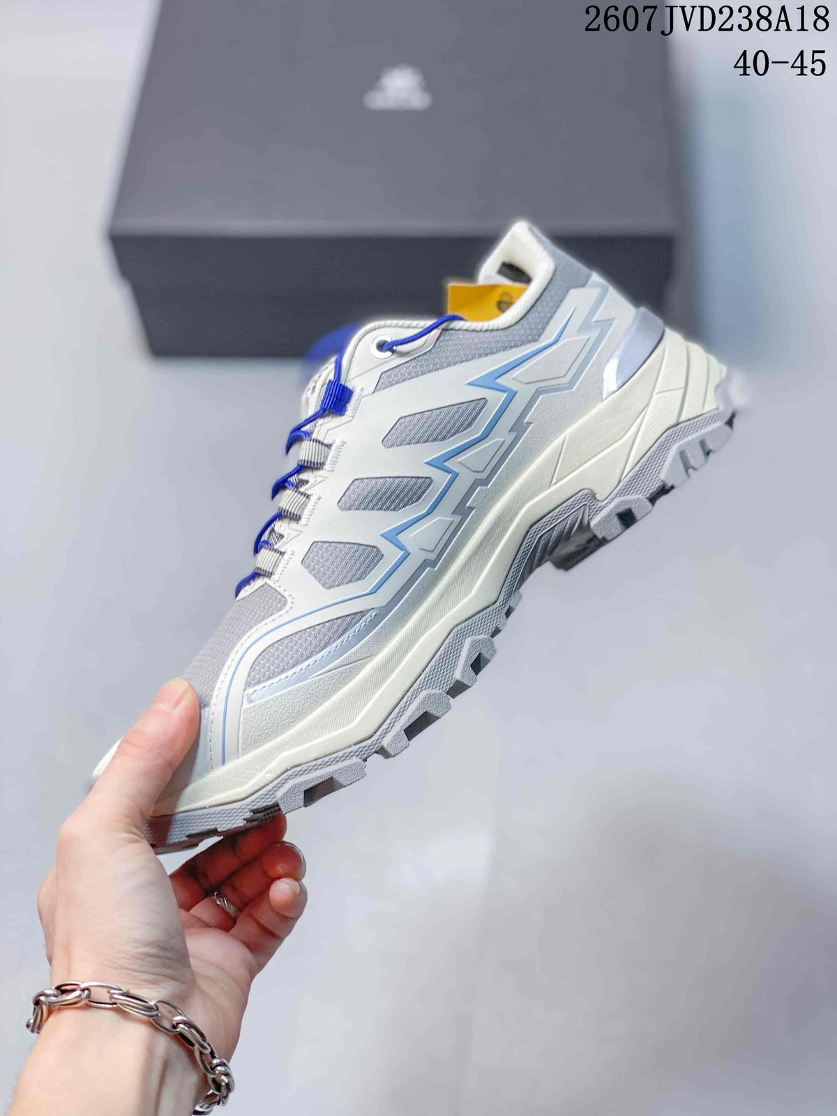 KAILAS Expedition-5 Low-Top Hiking Shoes White Blue 711780RRY