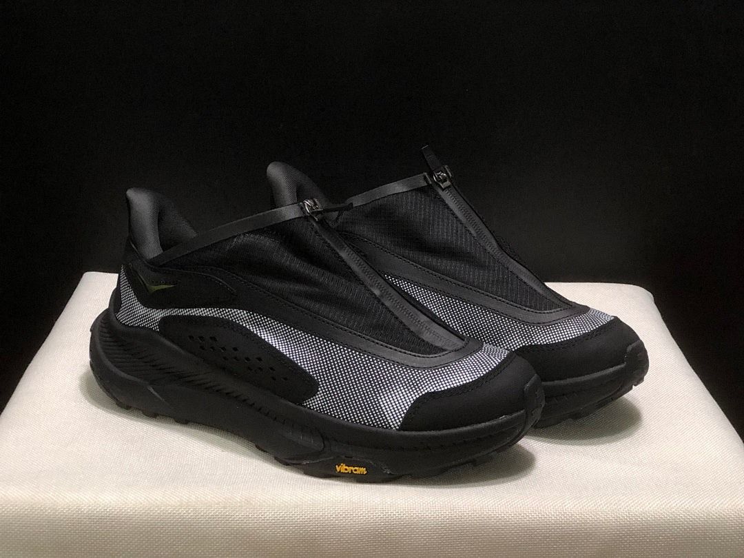 HOKA Project Transport Zip Sneakers in Black