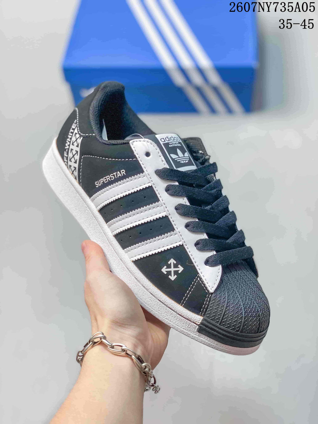 Adidas Superstar Sneakers Black White 2607NY735A05