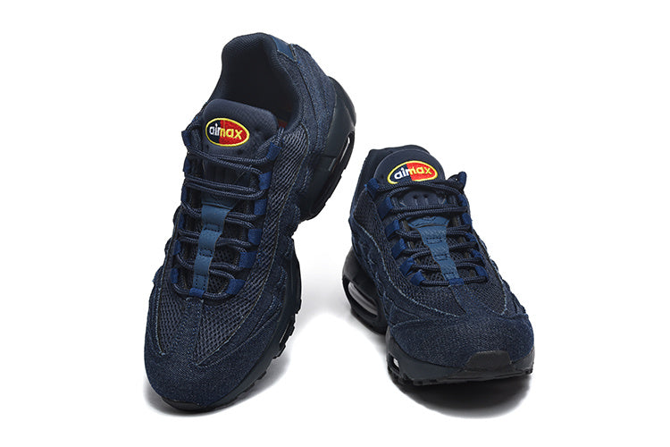 Nike Air Max 95 Denim Sneakers in Navy