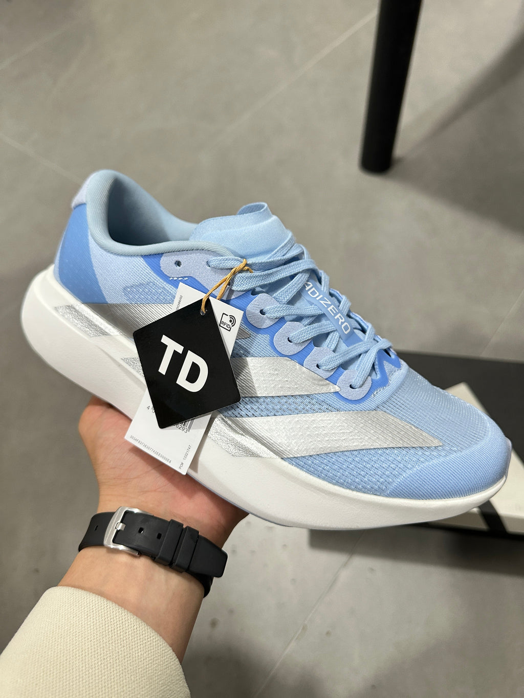 adidas Lightstrike Pro Running Shoes Blue White JS4453