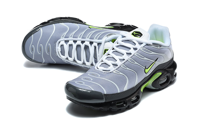 Nike Air Max Plus Sneakers in Grey and Volt