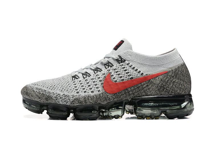 Nike Air VaporMax Flyknit 849558-020 Grey Red Sneakers