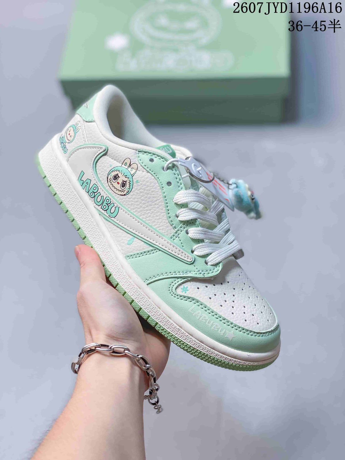 Jordan Air Jordan Low Labubu Mint White Sneakers 2607JYD1196A16