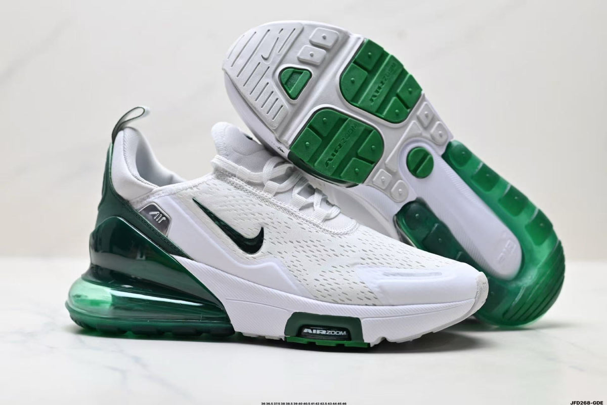 Nike Air Max 270 White and Green Sneakers IO9884-109