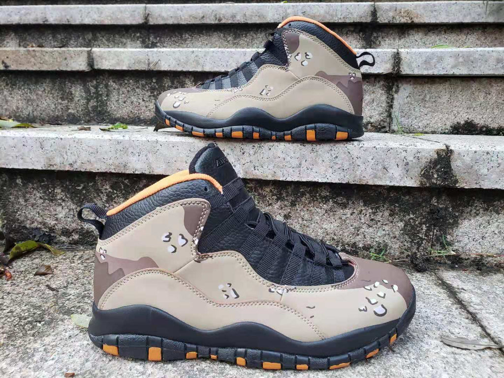 Air Jordan 10 Camo High-Top Sneakers