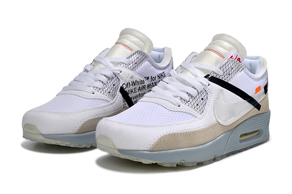 Nike Air Max 90 Off-White White Beige Sneakers