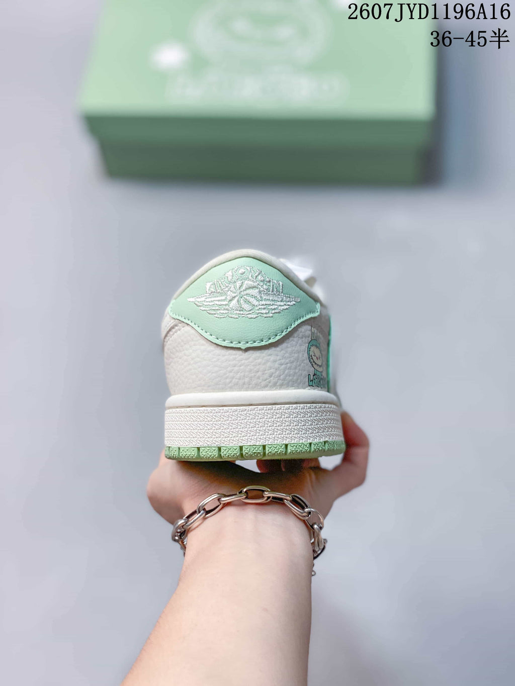 Jordan Air Jordan Low Labubu Mint White Sneakers 2607JYD1196A16