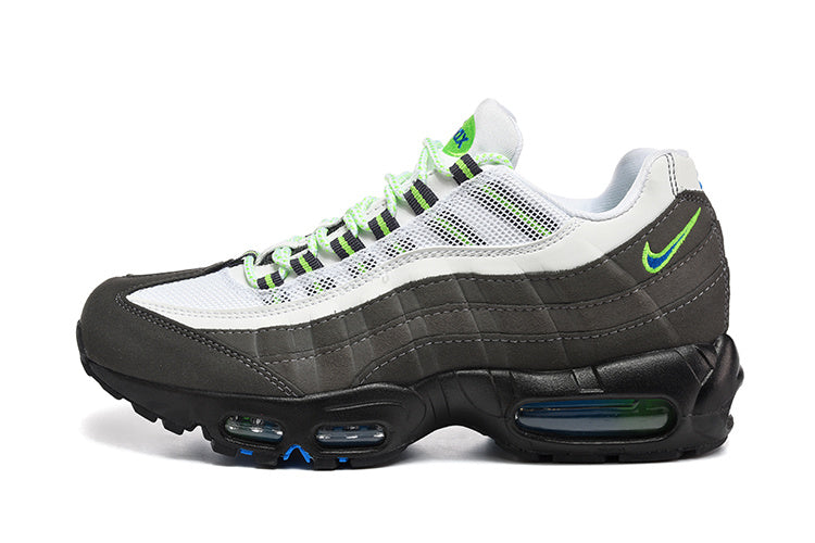 Nike Air Max 95 Sneakers White Charcoal Volt Blue