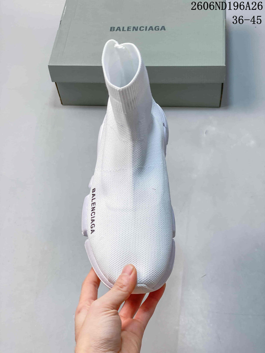 Balenciaga White Sock Sneakers 2606ND196A26
