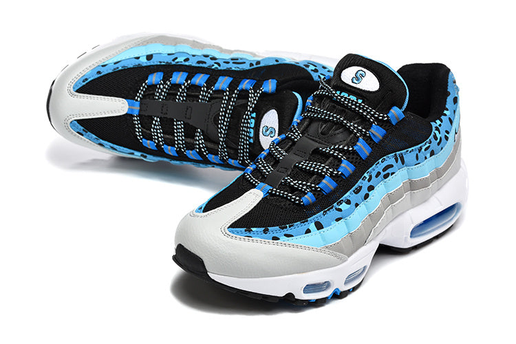 Nike Air Max 95 Blue Leopard Print Sneakers