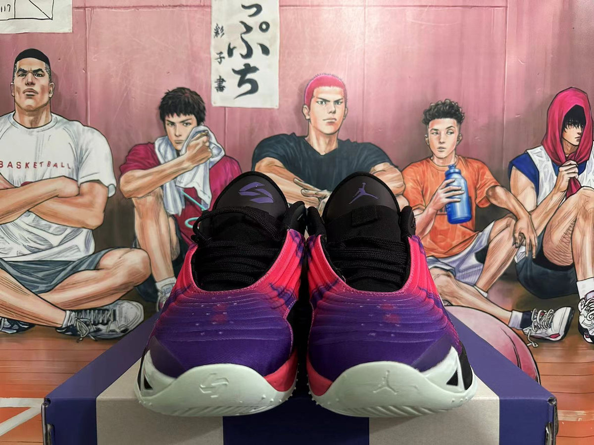 Jordan Tatum 2 Basketball Shoes Purple Pink Black