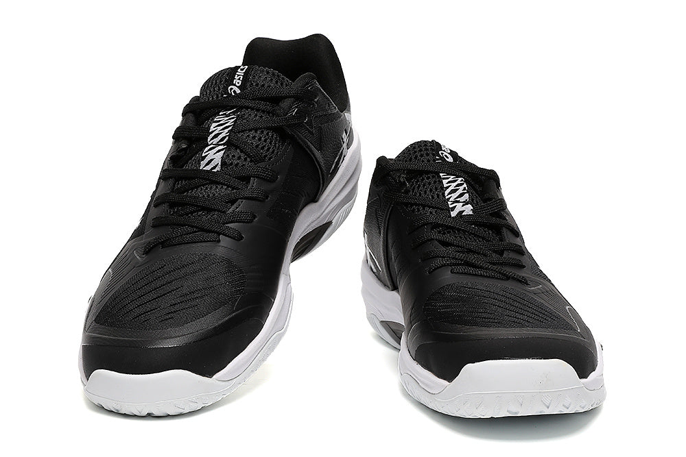 ASICS Black and White Court Sneakers