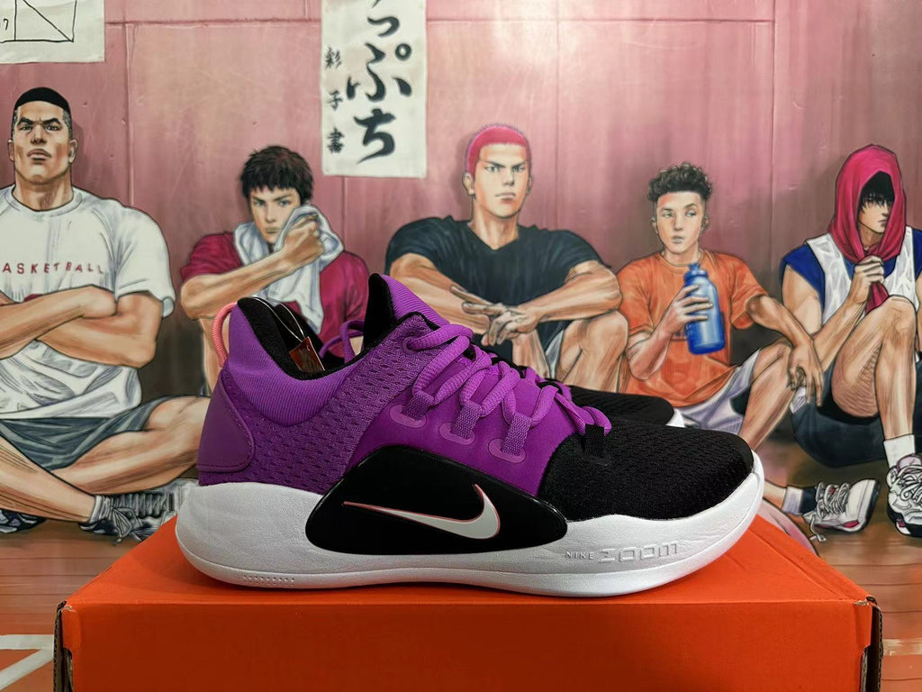 Nike Zoom Basketball Shoes in Black and Purple