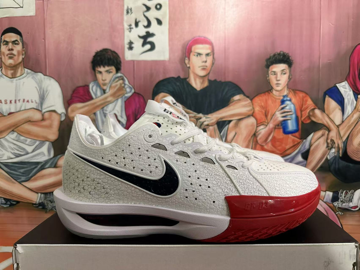 Nike Basketball Sneakers White Dark Blue Red
