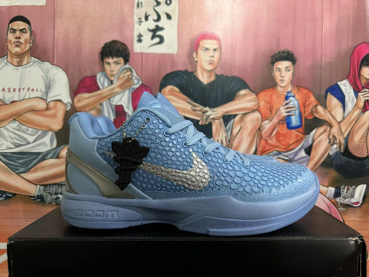 Nike Kobe 6 Basketball Shoes in Cool Blue Gray